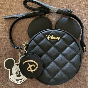 Primark Mickey Mouse Quilted round Crossbody bag